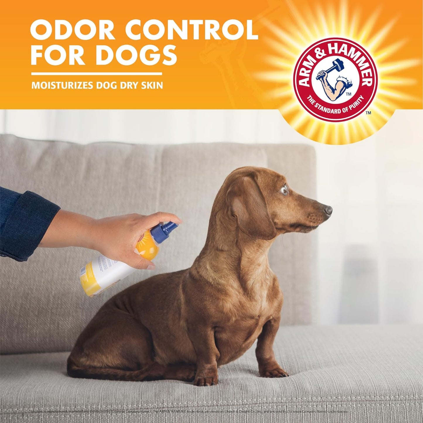 Desodorante para perros olor a Kiwi Arm & Hammer