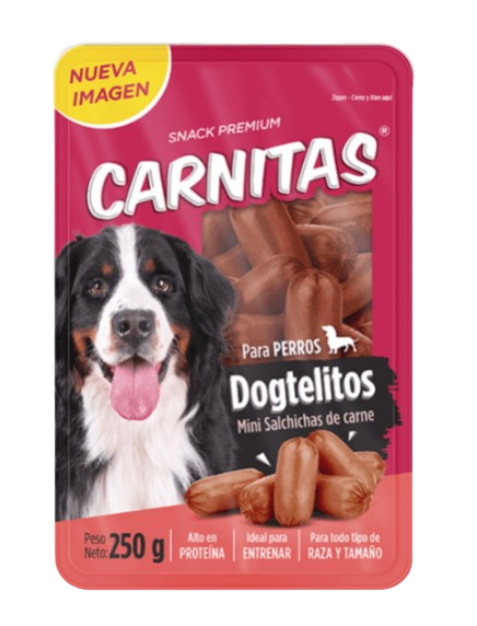 Carnitas Snack Dogtelitos de Carne