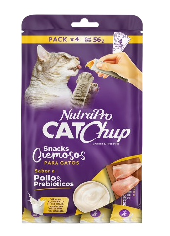 NutraPro CatChup Sabor a Pollo y Prebióticos