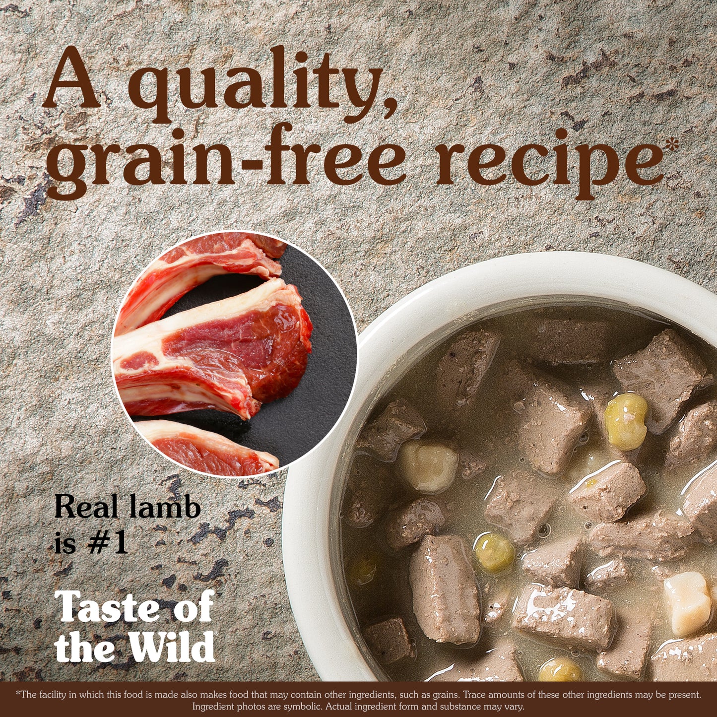 Taste Of The Wild Húmedo Sierra Mountain con Cordero en Salsa