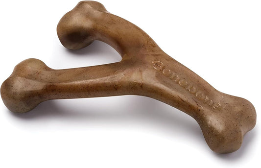 Juguete Benebone con sabor a tocino y forma de hueso para perros