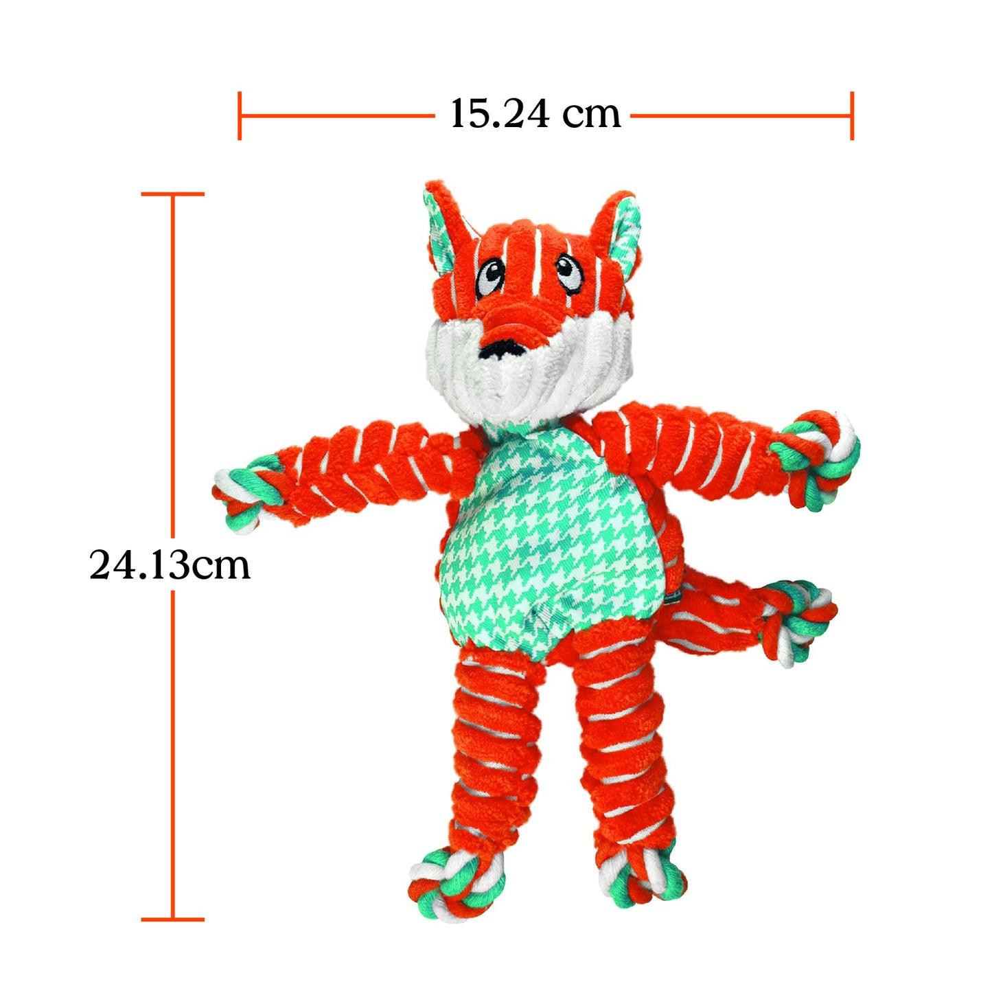 Zorro Floppy Kong Knots - Juguete para perro