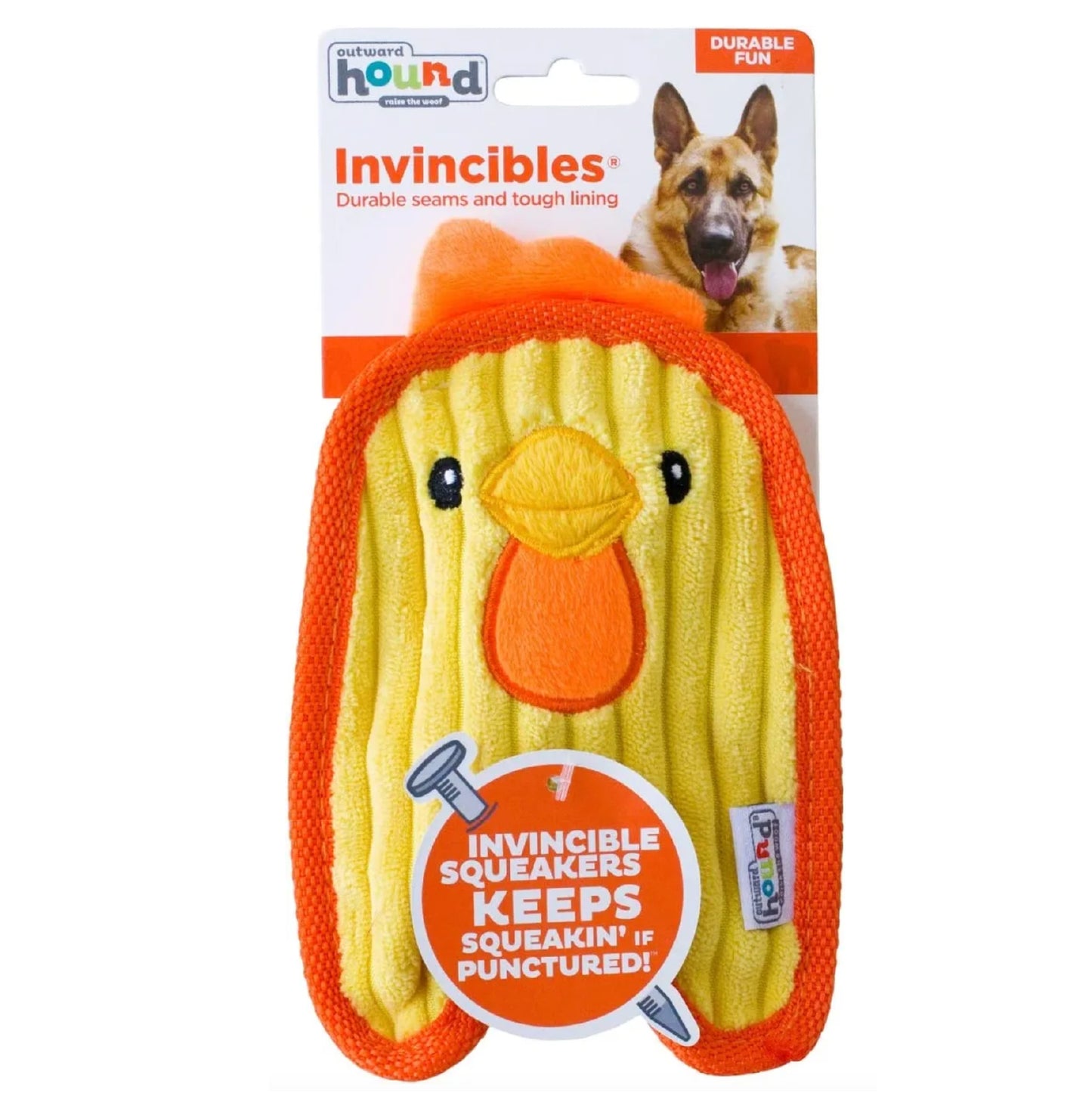 Pollo Invencible - peluche para perro