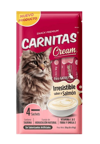 Carnitas Cream Sabor Salmón 4 Sachets