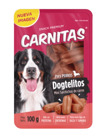 Carnitas Snack Dogtelitos de Carne