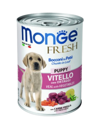 Monge Fresh Paté Sabor a Ternera para Cachorros