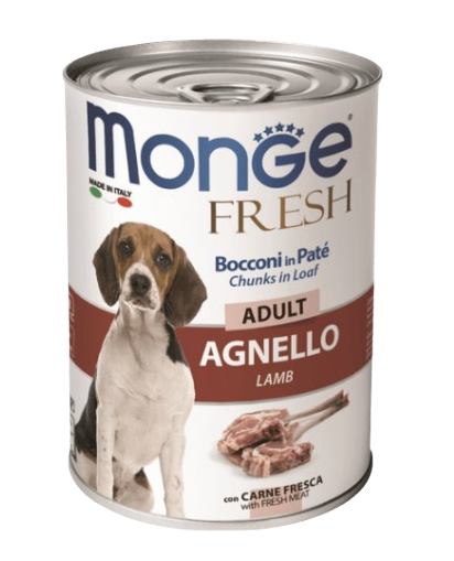 Monge Fresh Bocaditos en Paté Sabor Cordero 400 gr