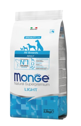 Monge Natural Superpremium Light Salmón con Arroz Todas las Razas Adultos
