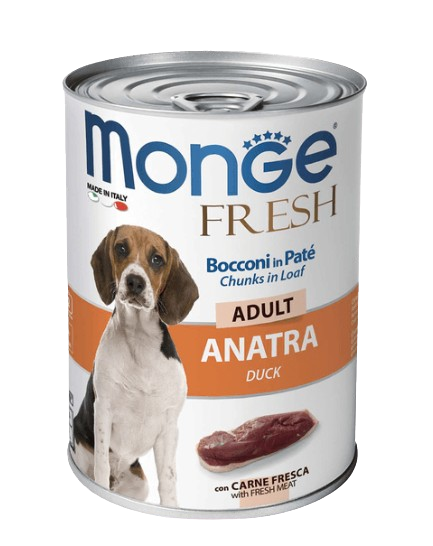 Monge Fresh Bocaditos en Paté Sabor Pato 400 gr