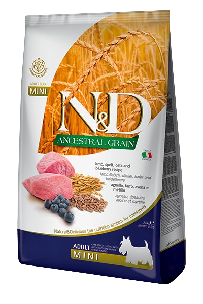 N&D Ancestral Grain Adulto Mini Cordero