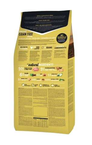 Ownat Grain Free Prime Perros Cachorros Sabor Pollo y Pavo