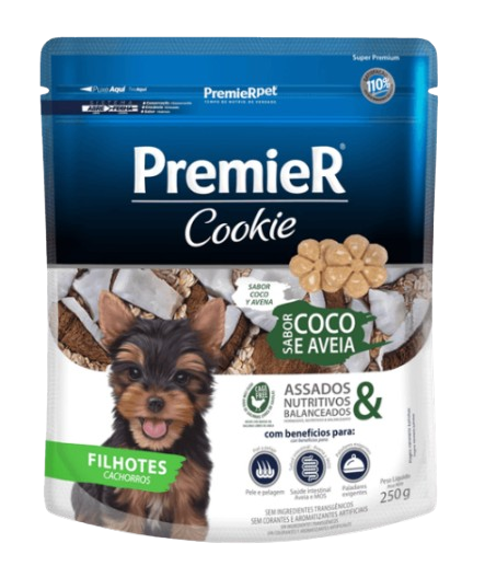PremieR Galleta Cachorros Sabor Coco y Avena